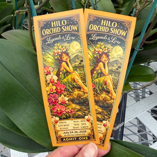 Hilo Orchid Show 2026 Ticket