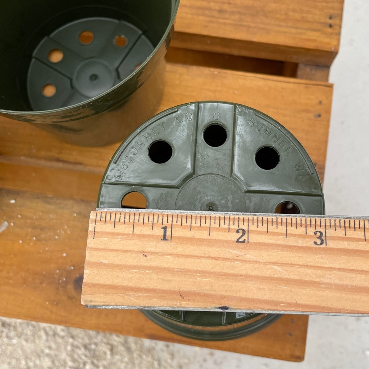 4" Round Std Pot (Green)