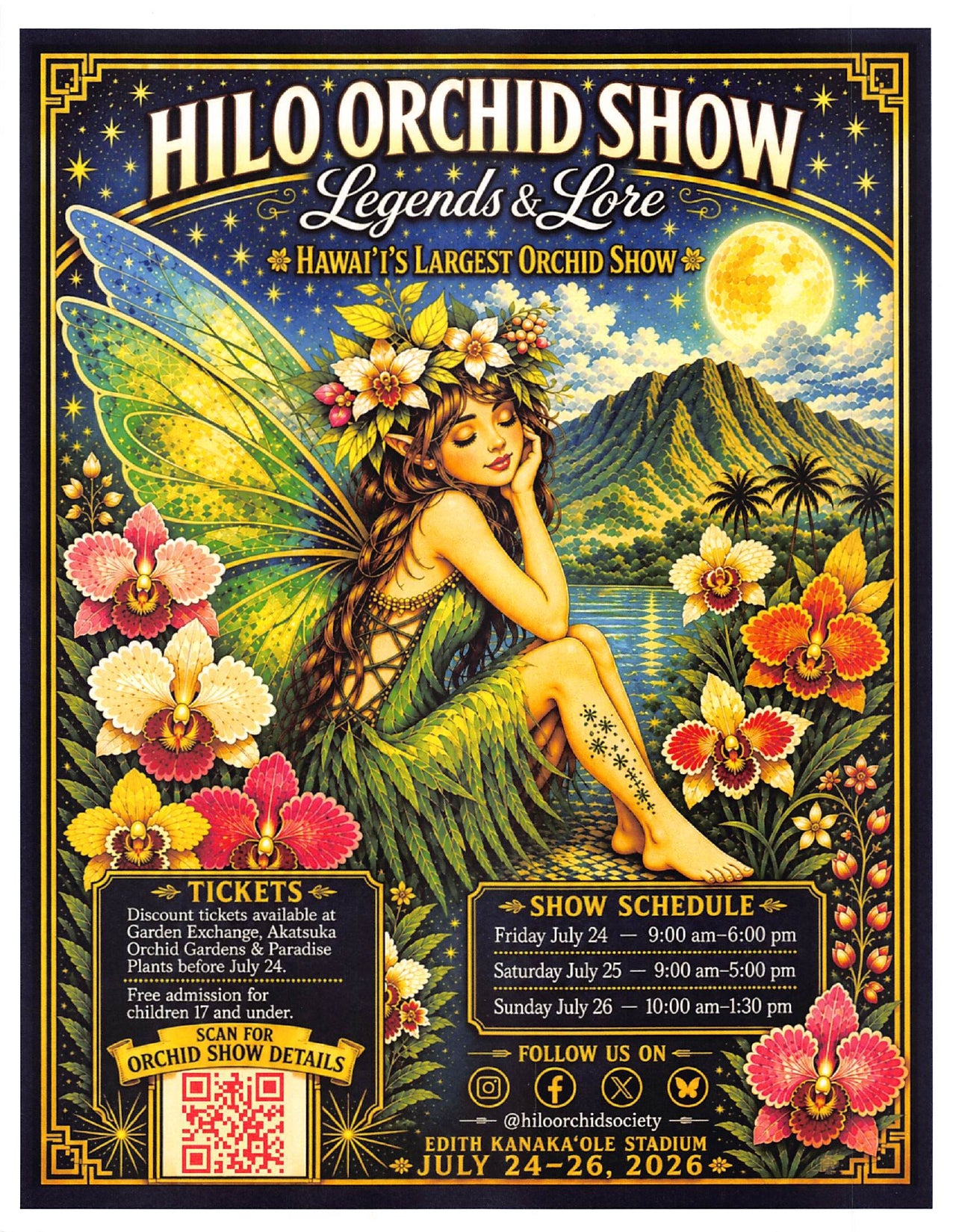 Hilo Orchid Show 2026 Ticket